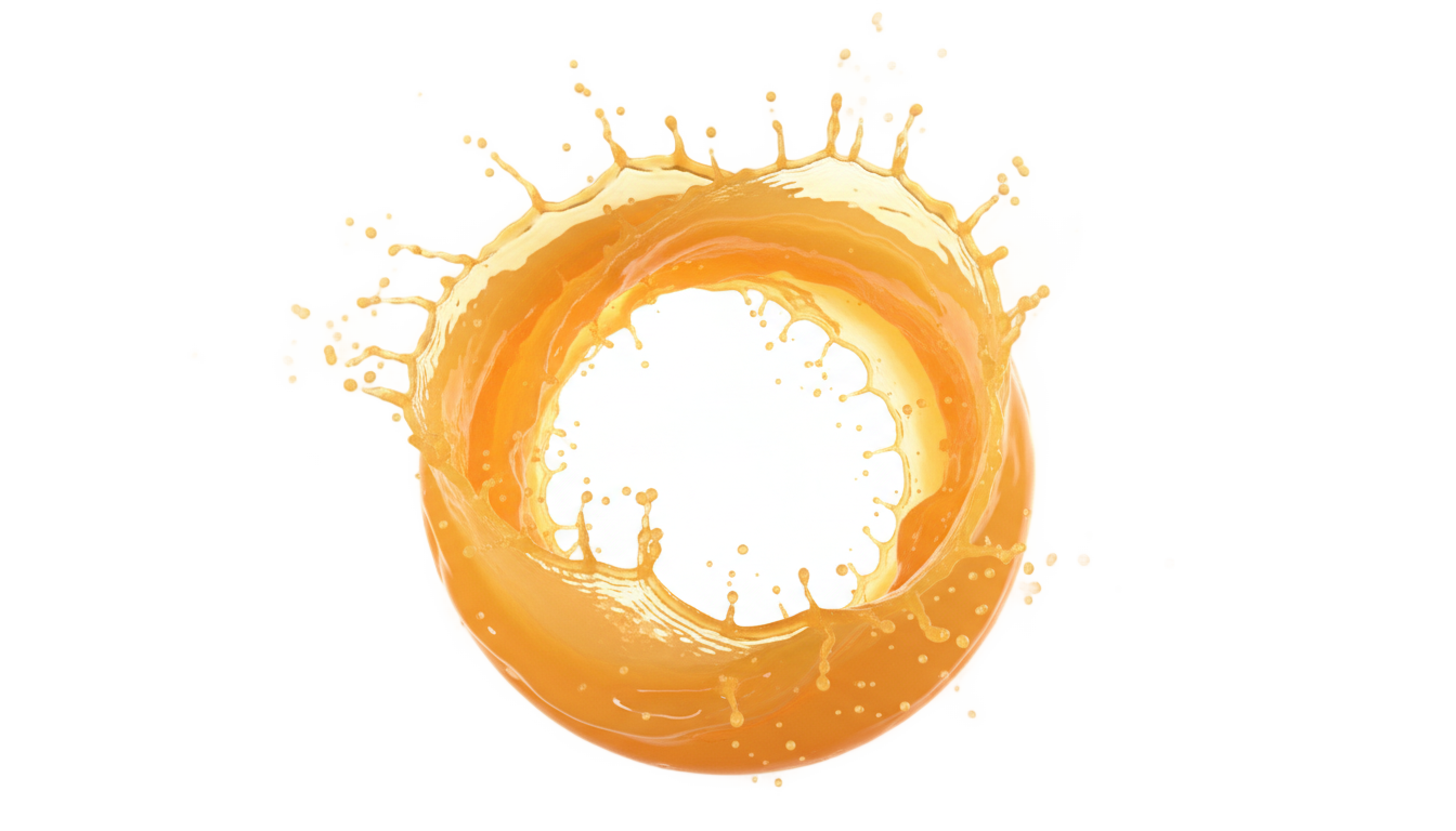 orange juice splash png PNG transparent background