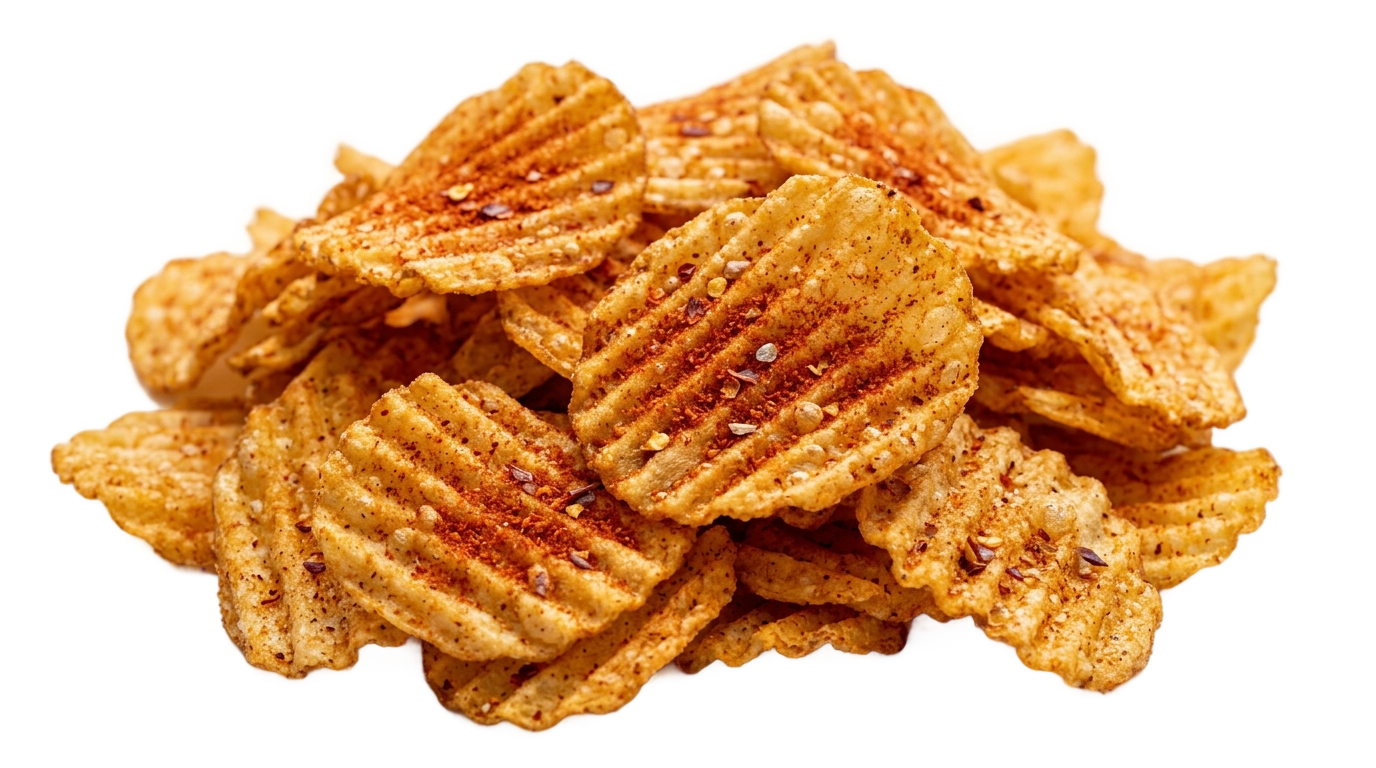 spicy potato chips png PNG transparent background