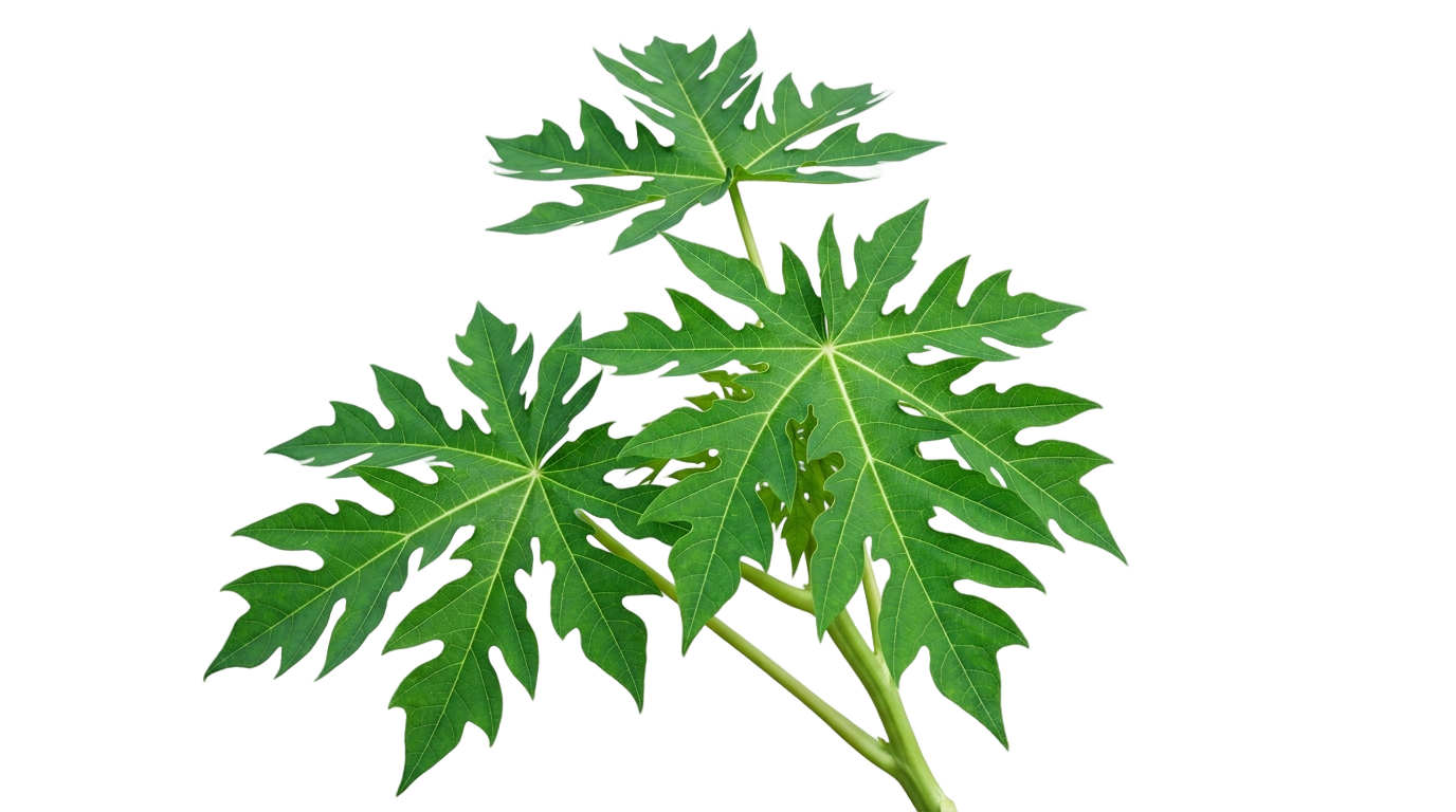 papaya leaves png PNG transparent background