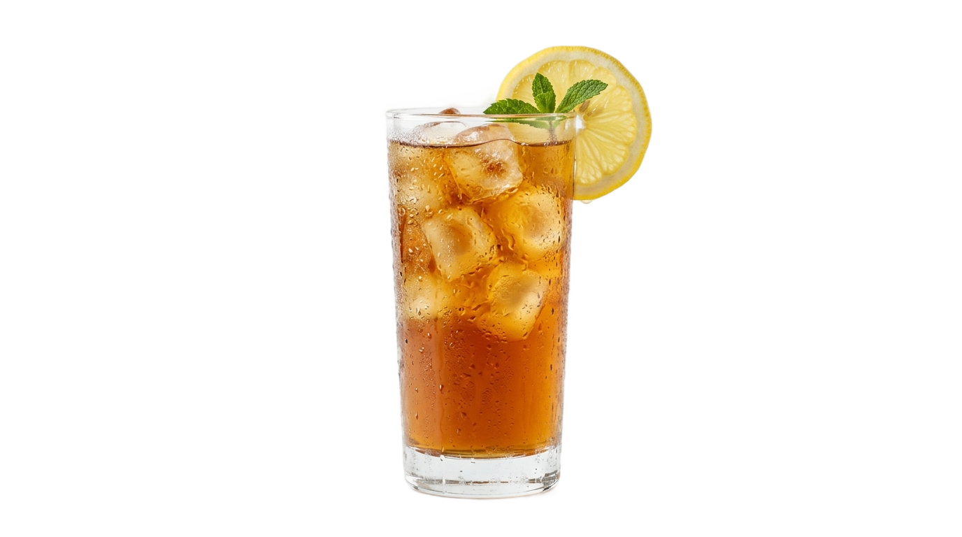 ice lemon tea png PNG transparent background