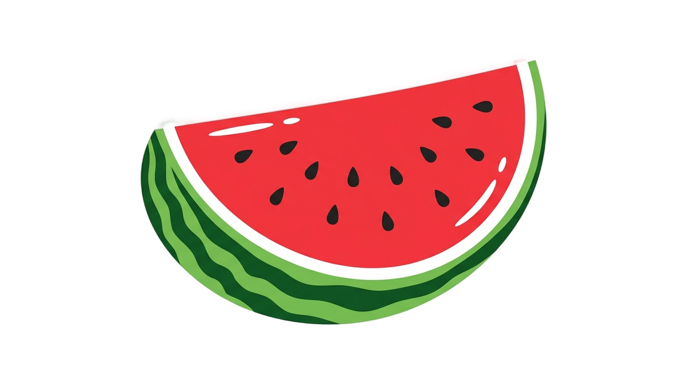 watermelon logo png PNG transparent background