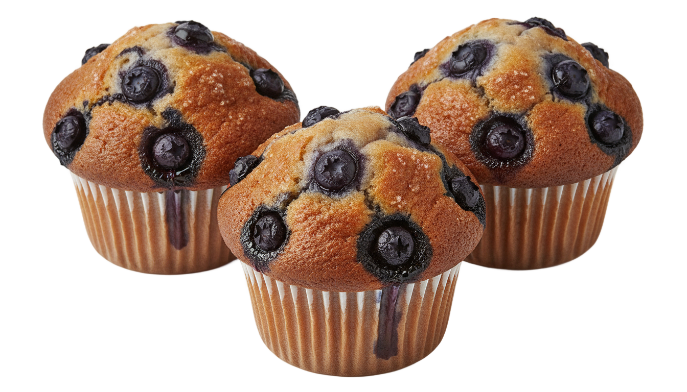 blueberry muffins png PNG transparent background