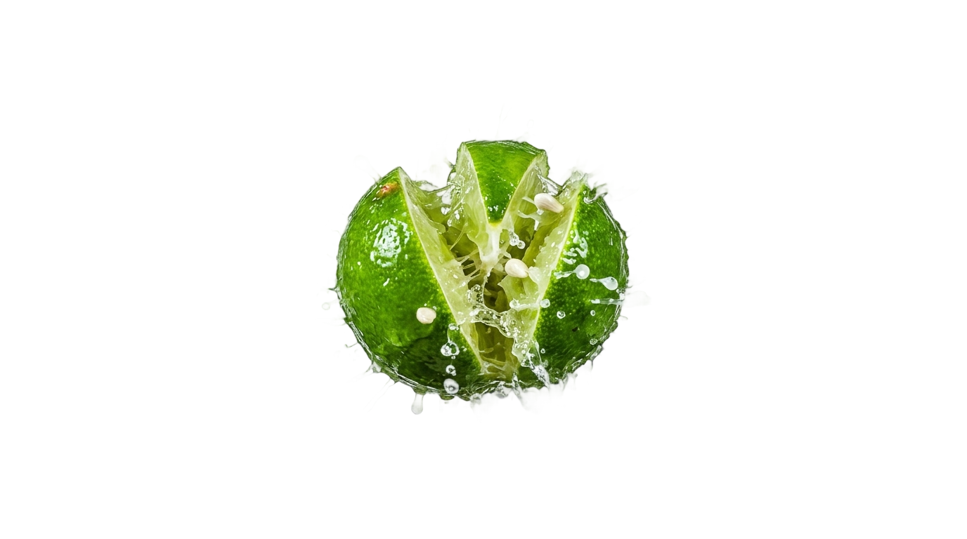 green lemon splash png PNG transparent background