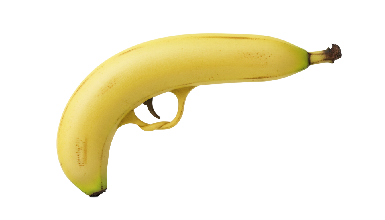 banana gun png PNG transparent background