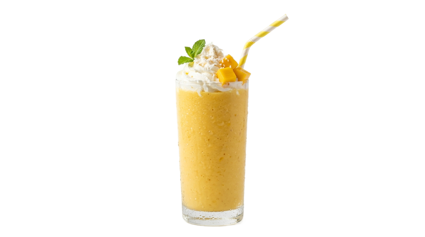 mango shake glass png PNG transparent background