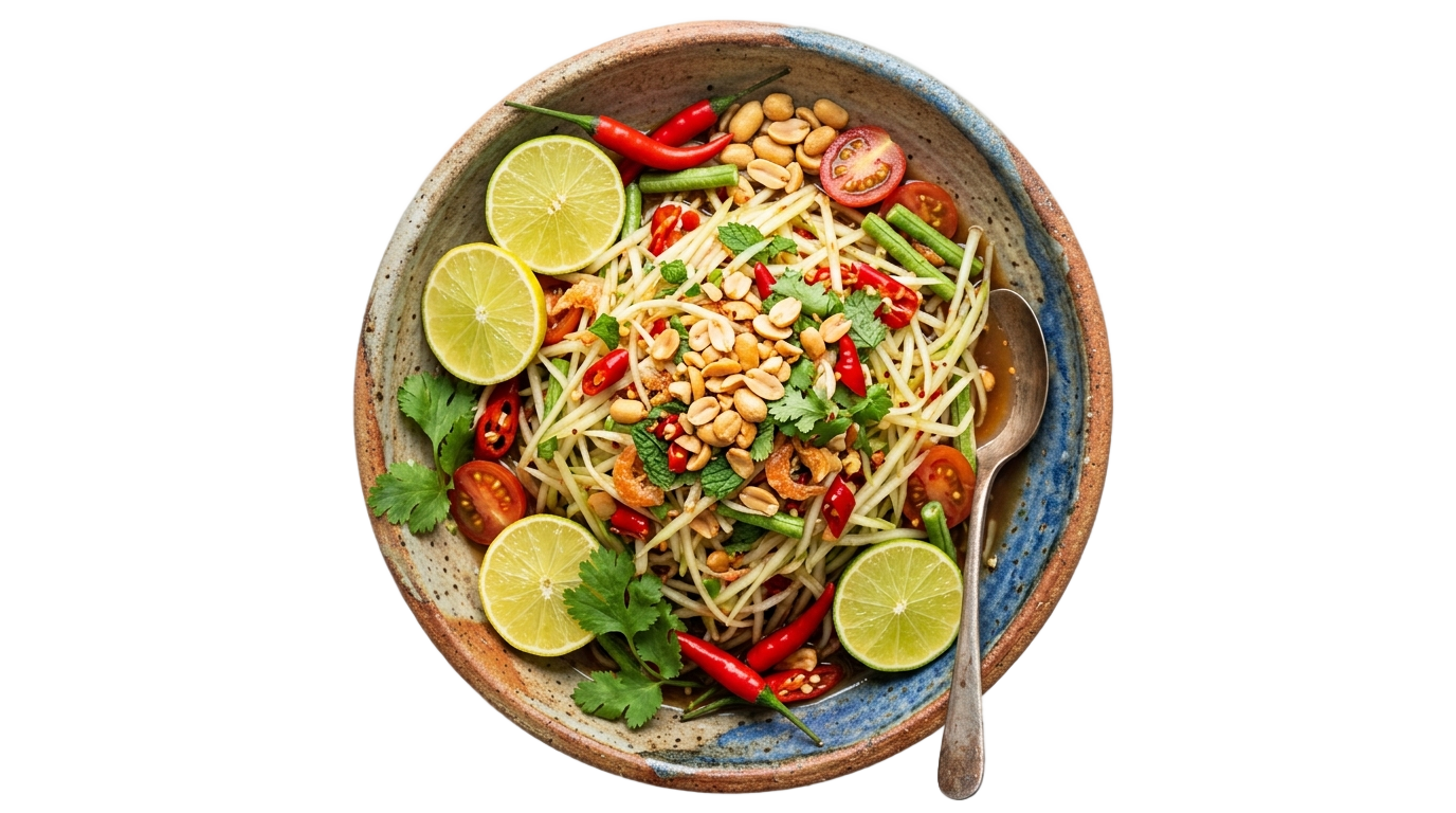 papaya salad png PNG transparent background