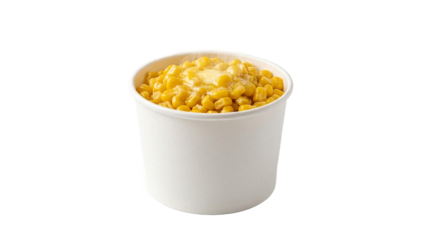 sweet corn cup png PNG transparent background