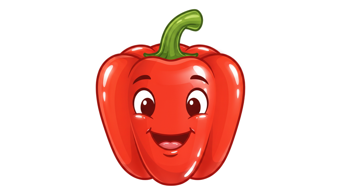 red pepper emoji png PNG transparent background