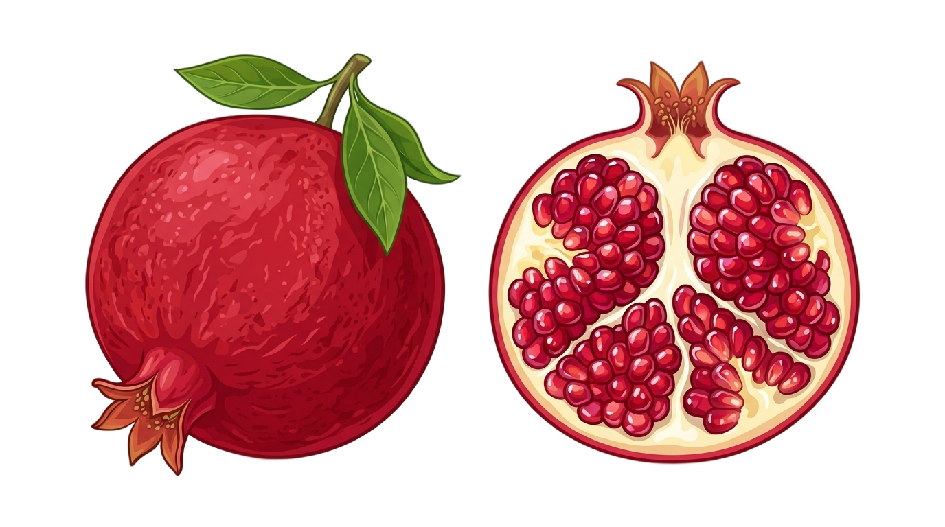 pomegranate vector png PNG transparent background