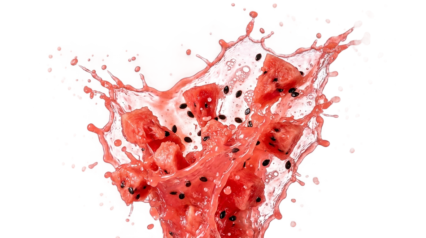 watermelon juice splash png PNG transparent background