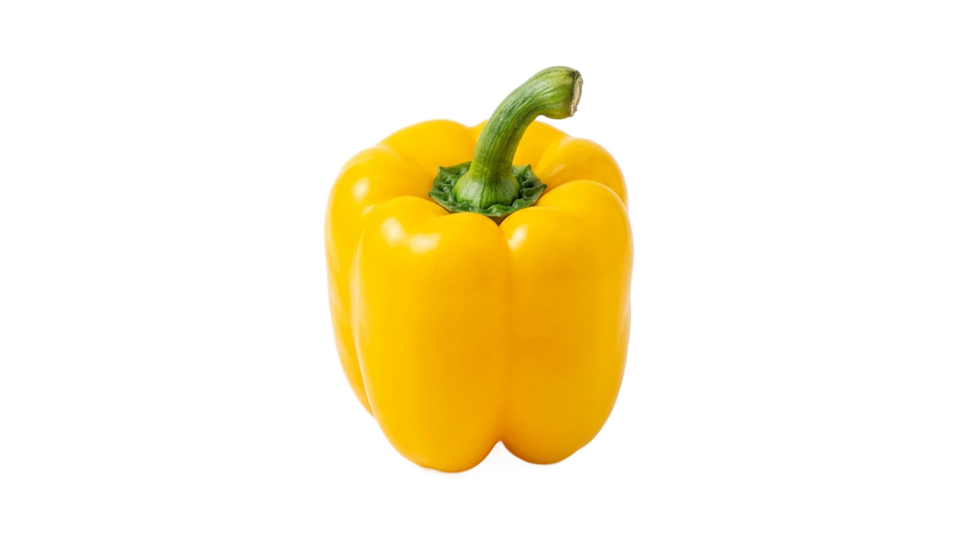 yellow bell pepper png PNG transparent background