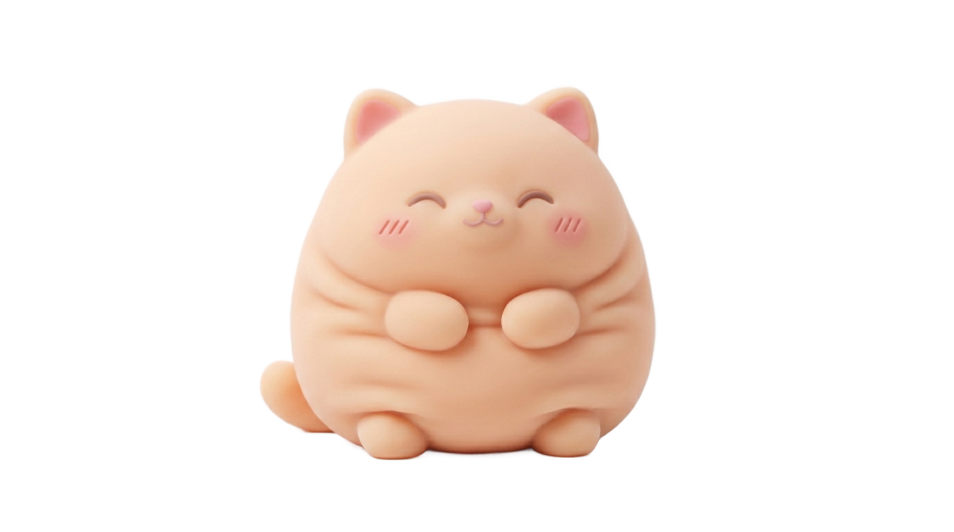 mochi mochi peach cat png PNG transparent background