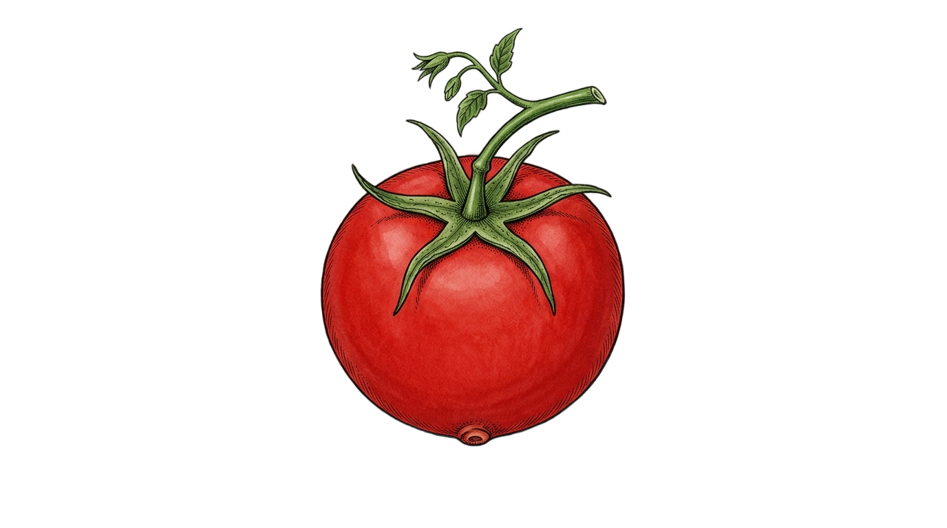 tomato line art png PNG transparent background