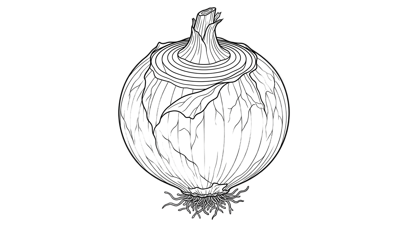 onion outline png PNG transparent background