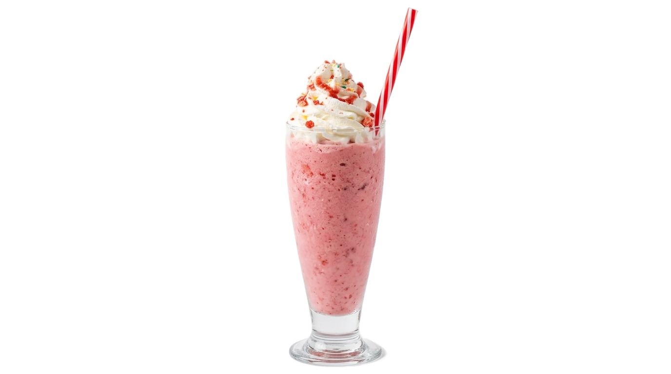 strawberry frappe png PNG transparent background