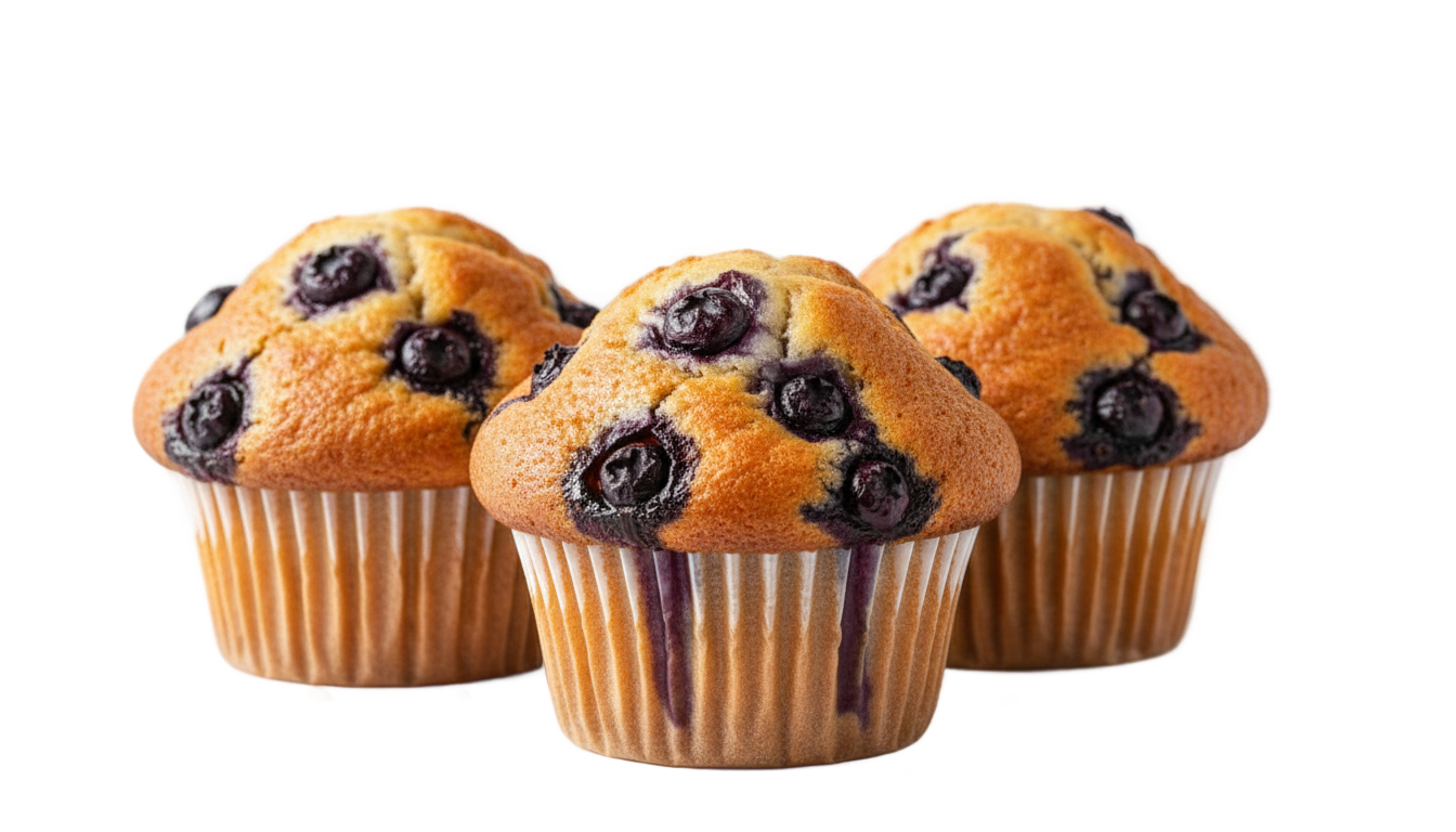 blueberry muffins png PNG transparent background