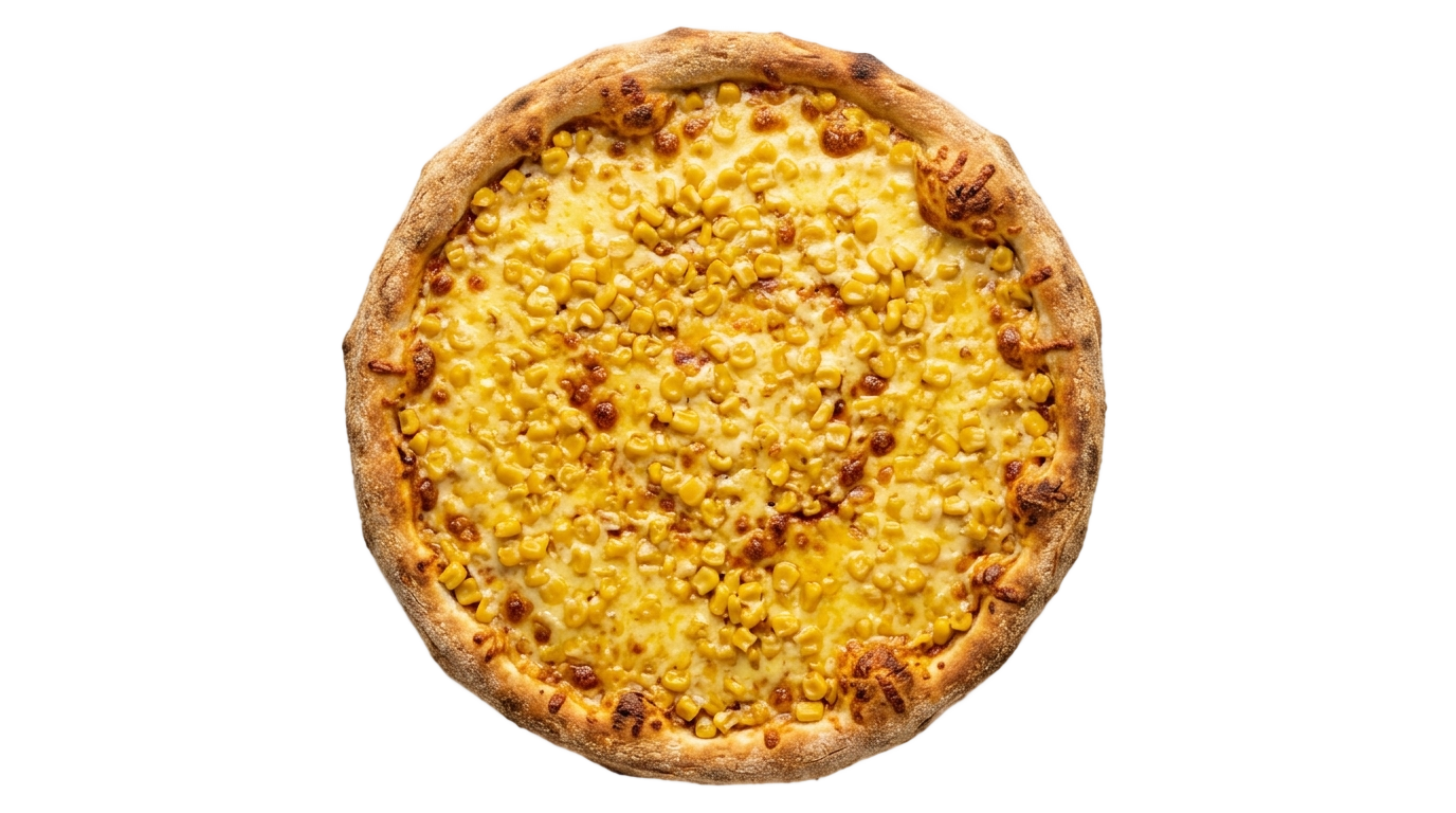 cheese corn pizza png PNG transparent background