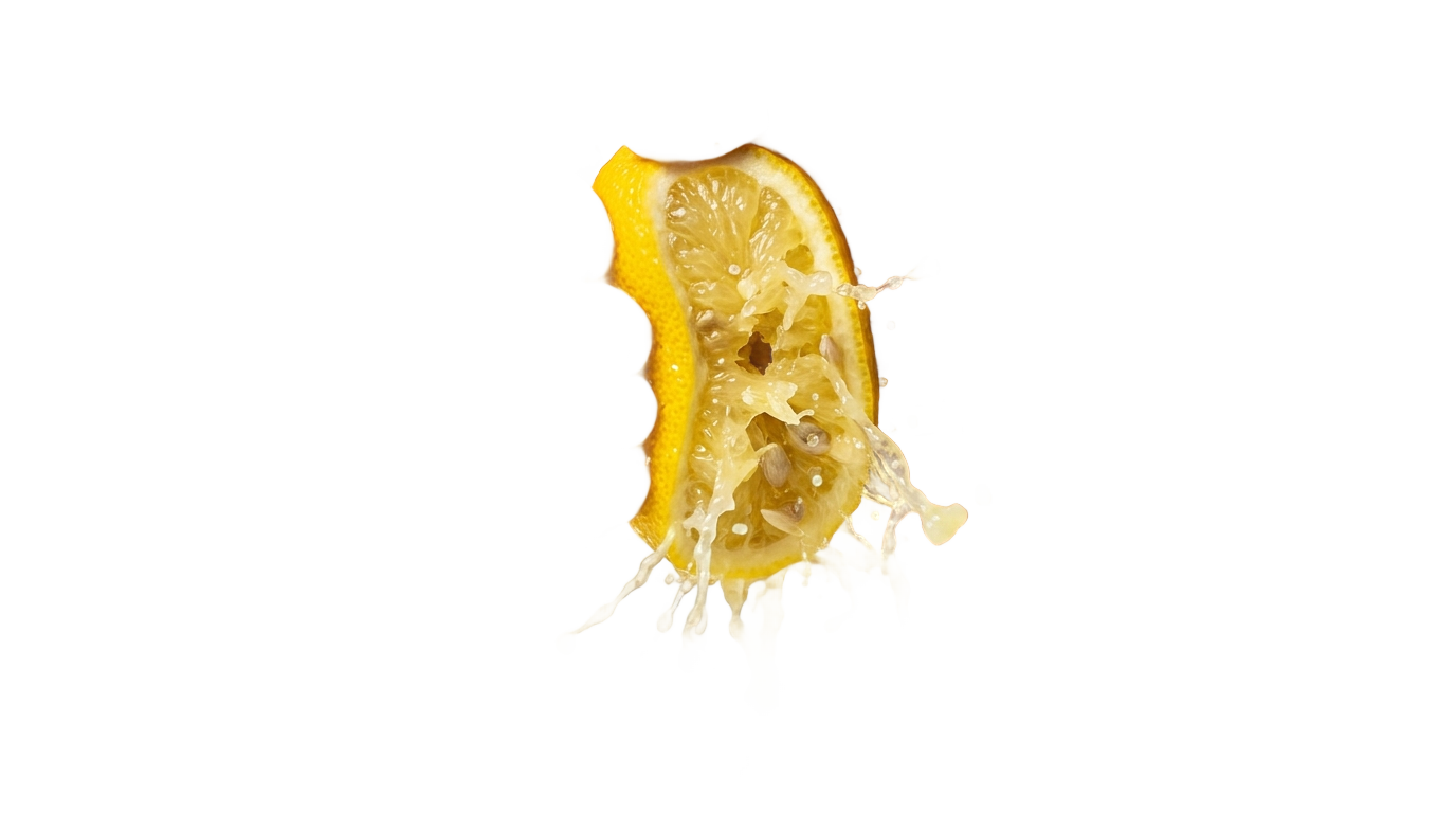 lemon squeeze png PNG transparent background