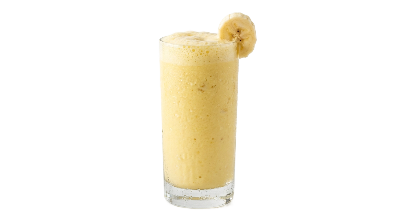 banana shake glass png PNG transparent background