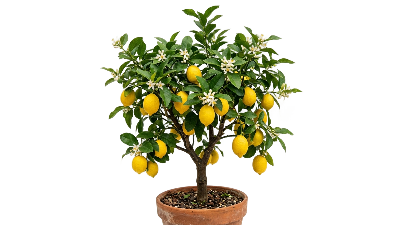 lemon plant png PNG transparent background