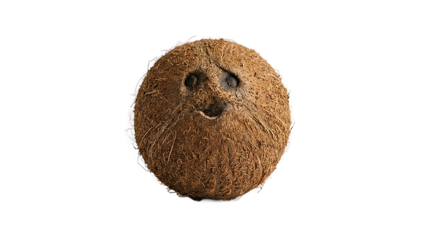 coconut emoji png PNG transparent background