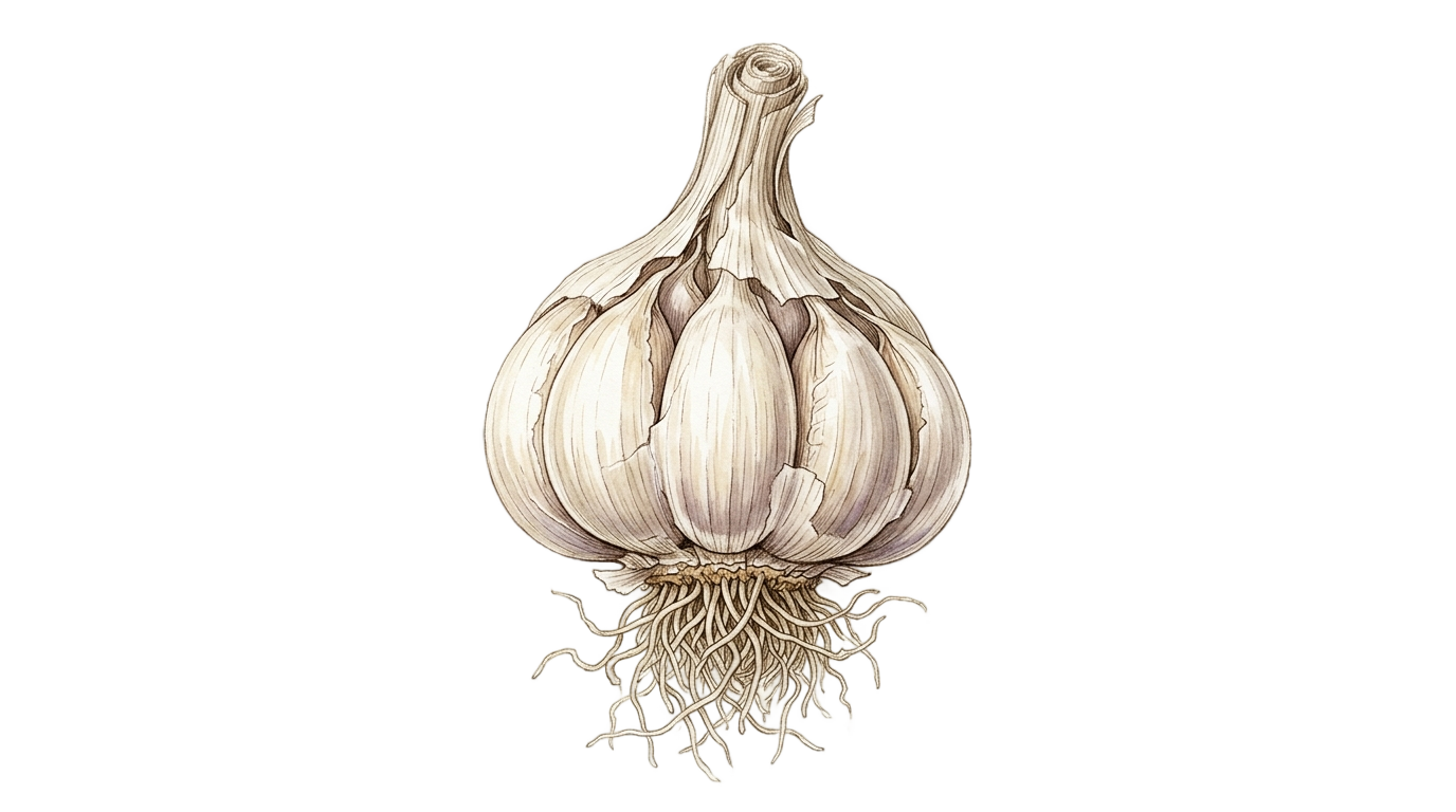 garlic illustration png PNG transparent background