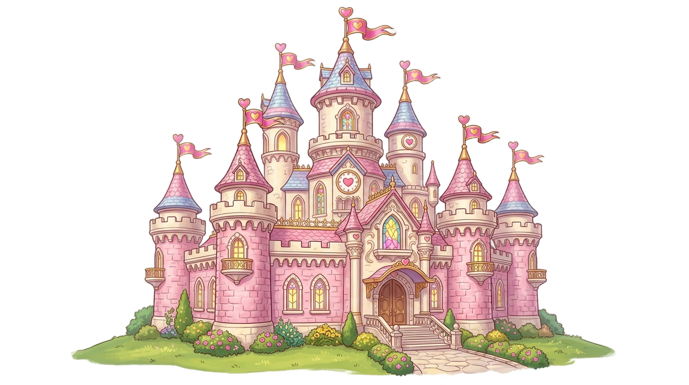 castillo princesa peach png PNG transparent background