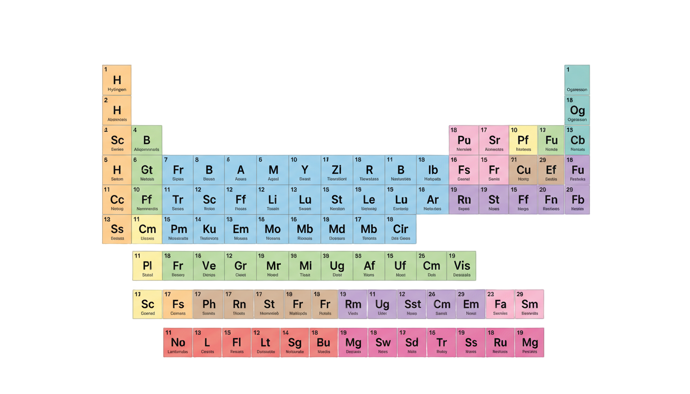 periodic table png PNG transparent background