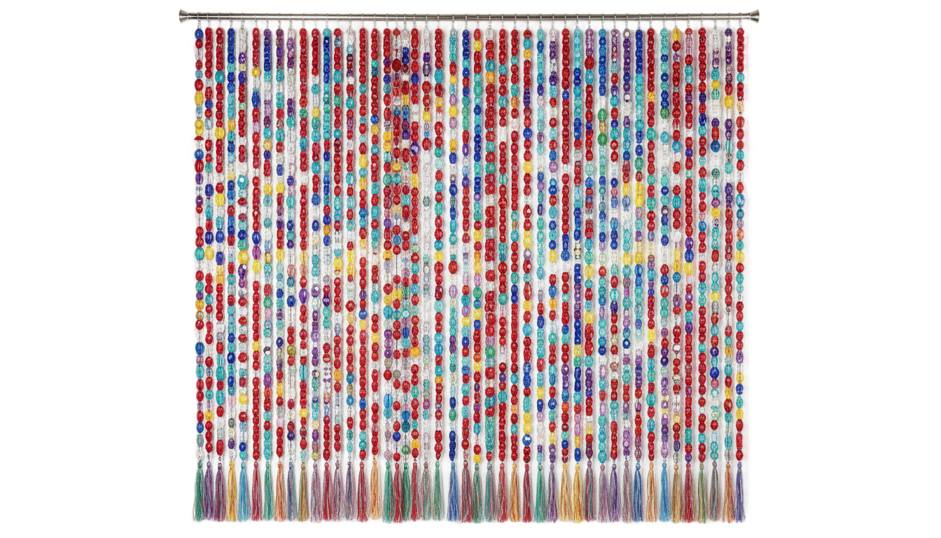 beaded curtain png PNG transparent background