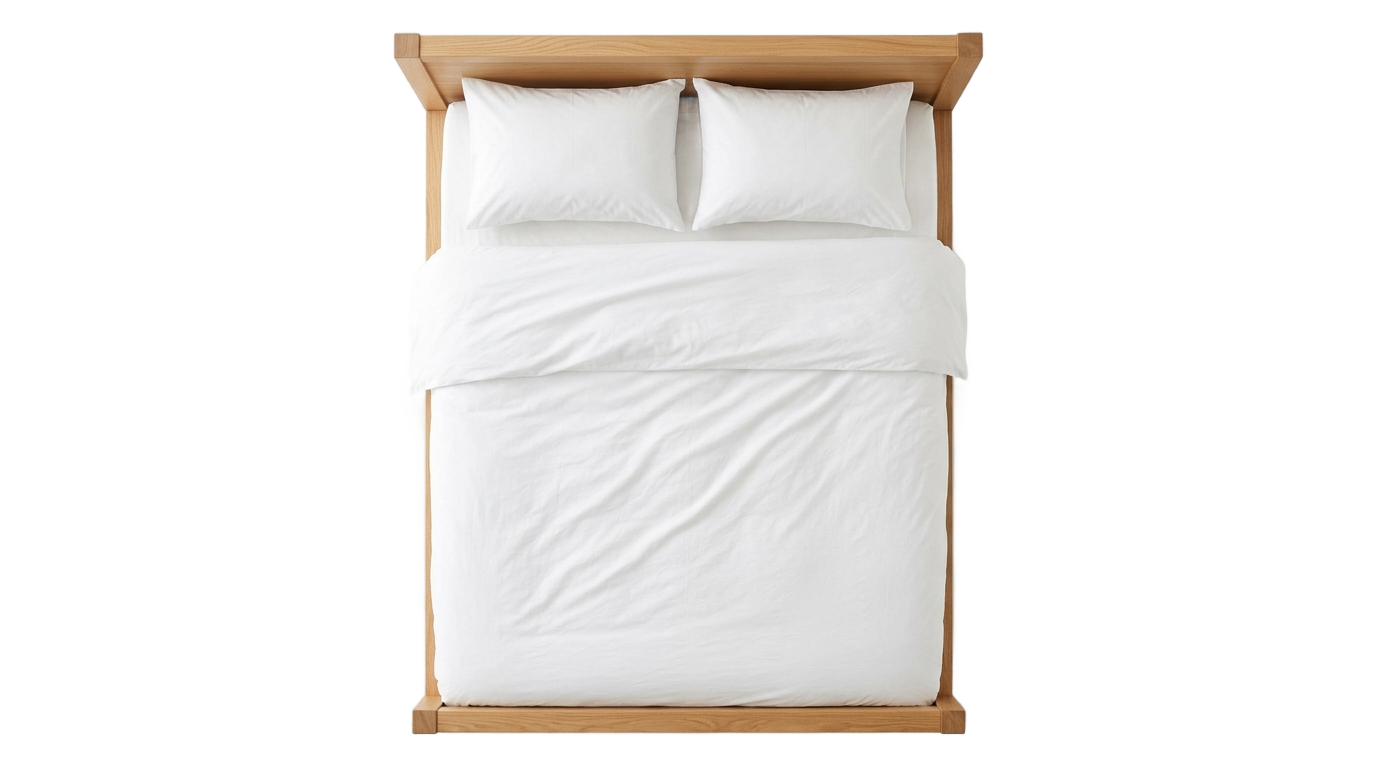 bed top view png for photoshop PNG transparent background
