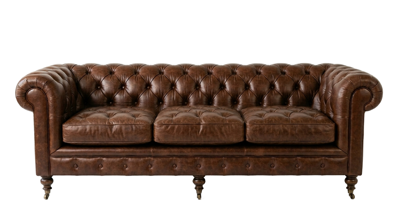 brown sofa png PNG transparent background