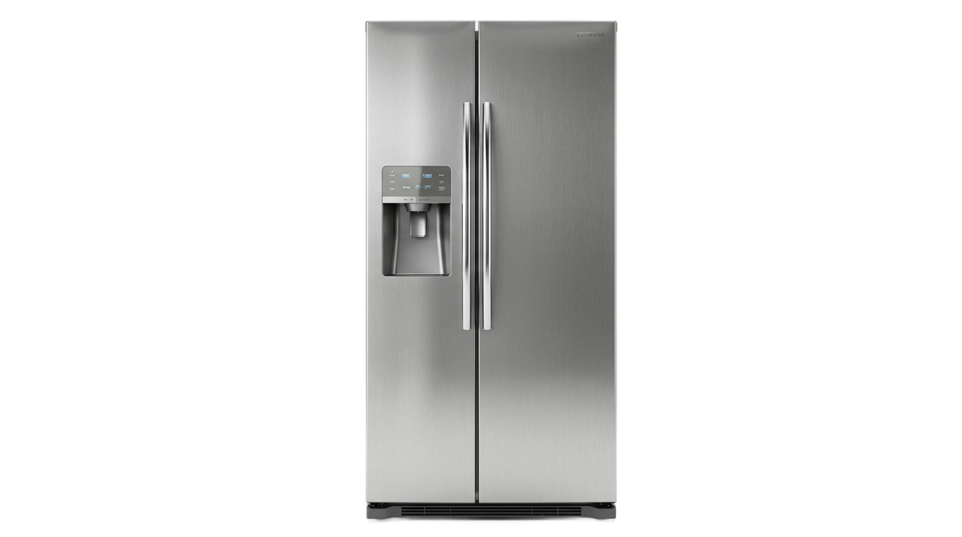 double door fridge png PNG transparent background