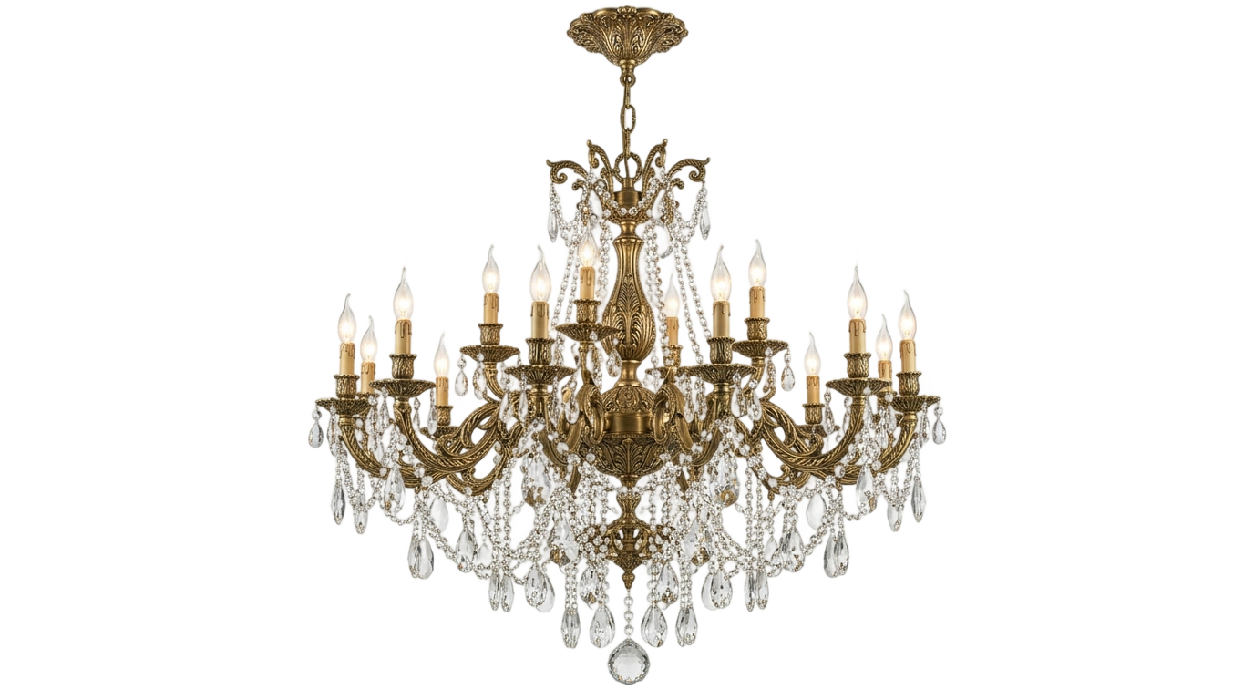 vintage chandelier png PNG transparent background