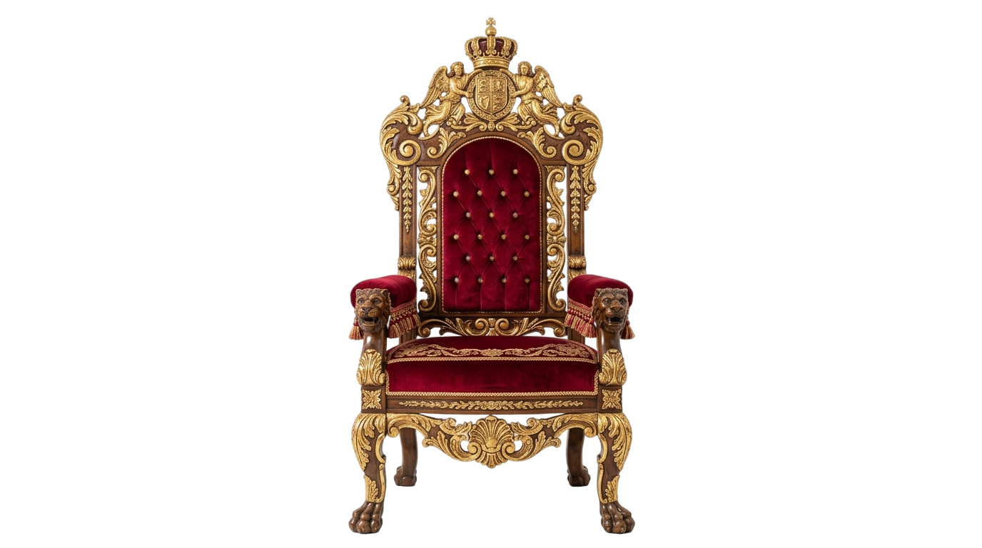 queen chair png PNG transparent background