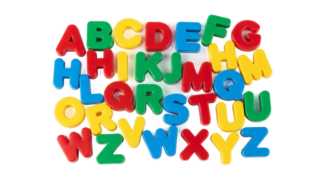 fridge magnet letters png PNG transparent background