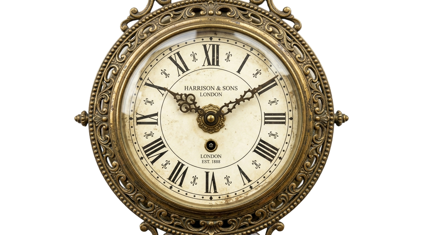 vintage wall clock png PNG transparent background