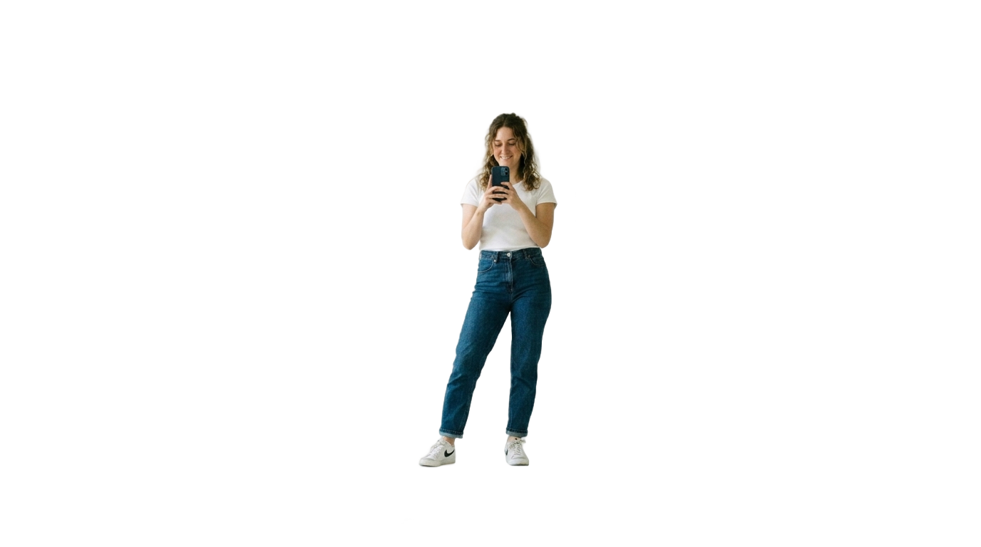 mirror selfie png PNG transparent background