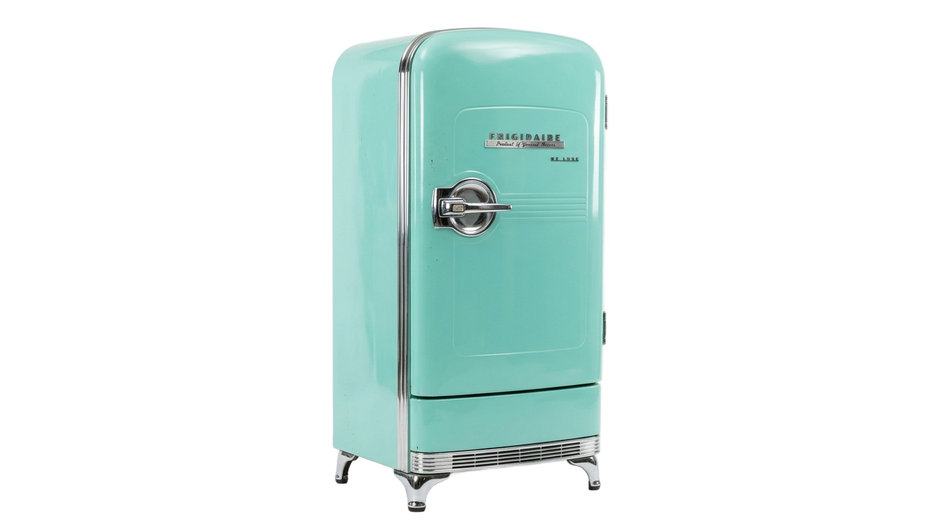 vintage fridge png PNG transparent background