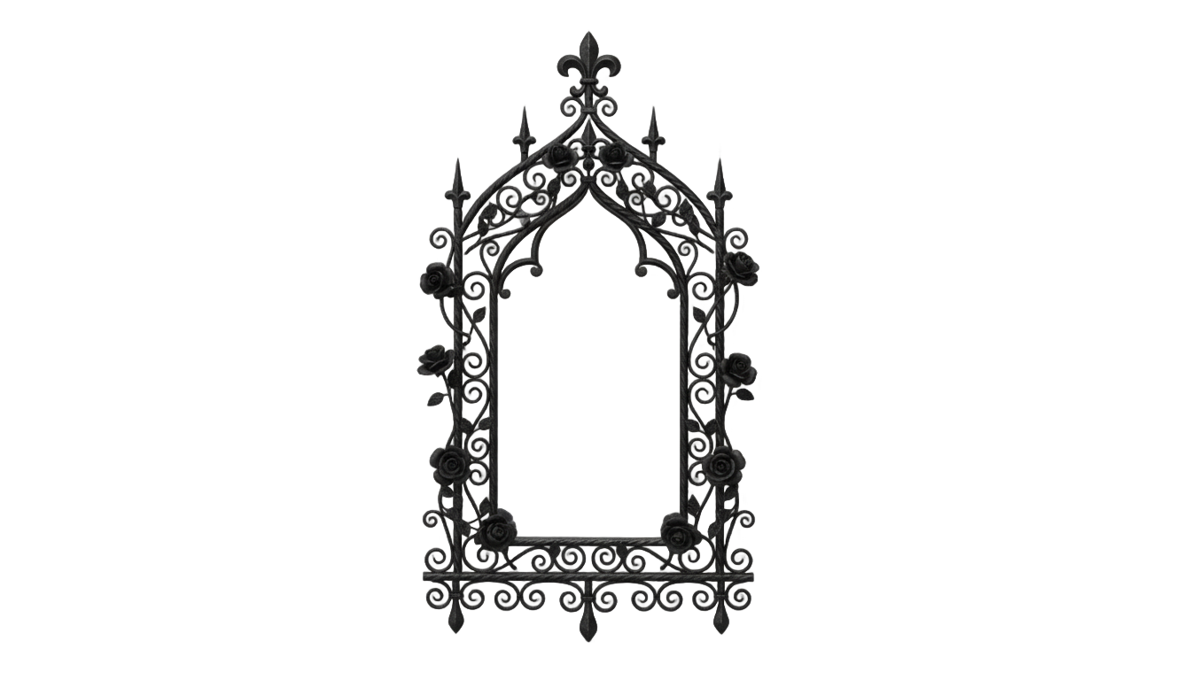 gothic mirror png PNG transparent background