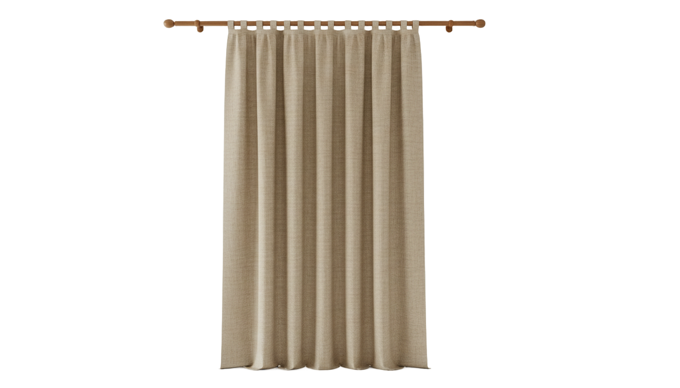 linen curtain png PNG transparent background