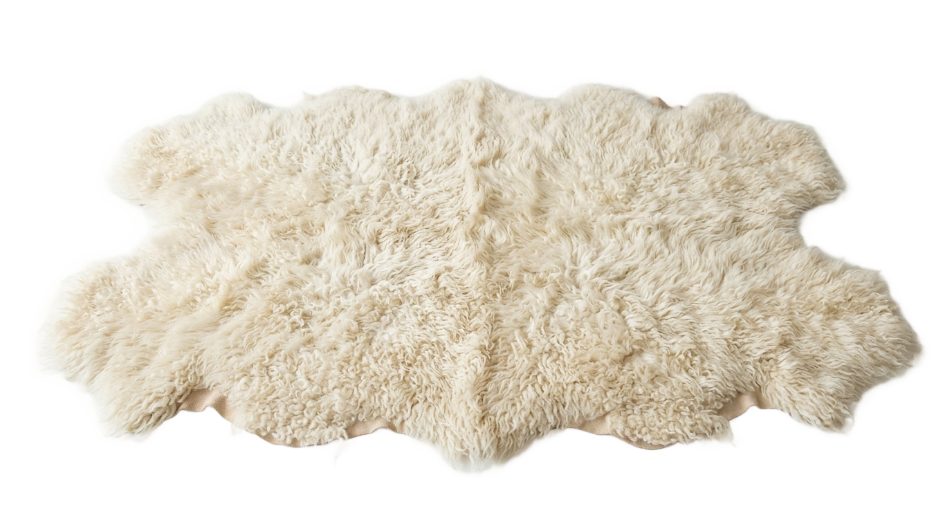 sheepskin rug png PNG transparent background