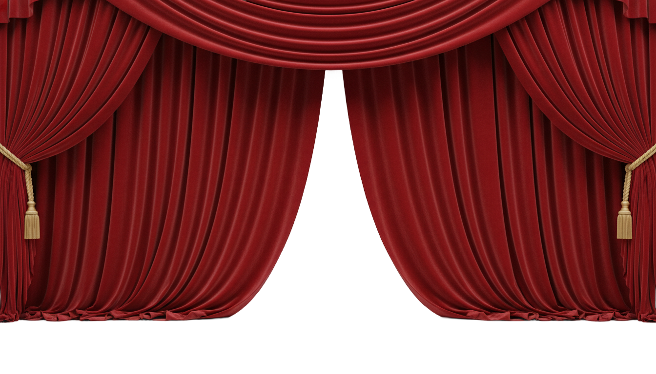 red curtain general9x png download PNG transparent background