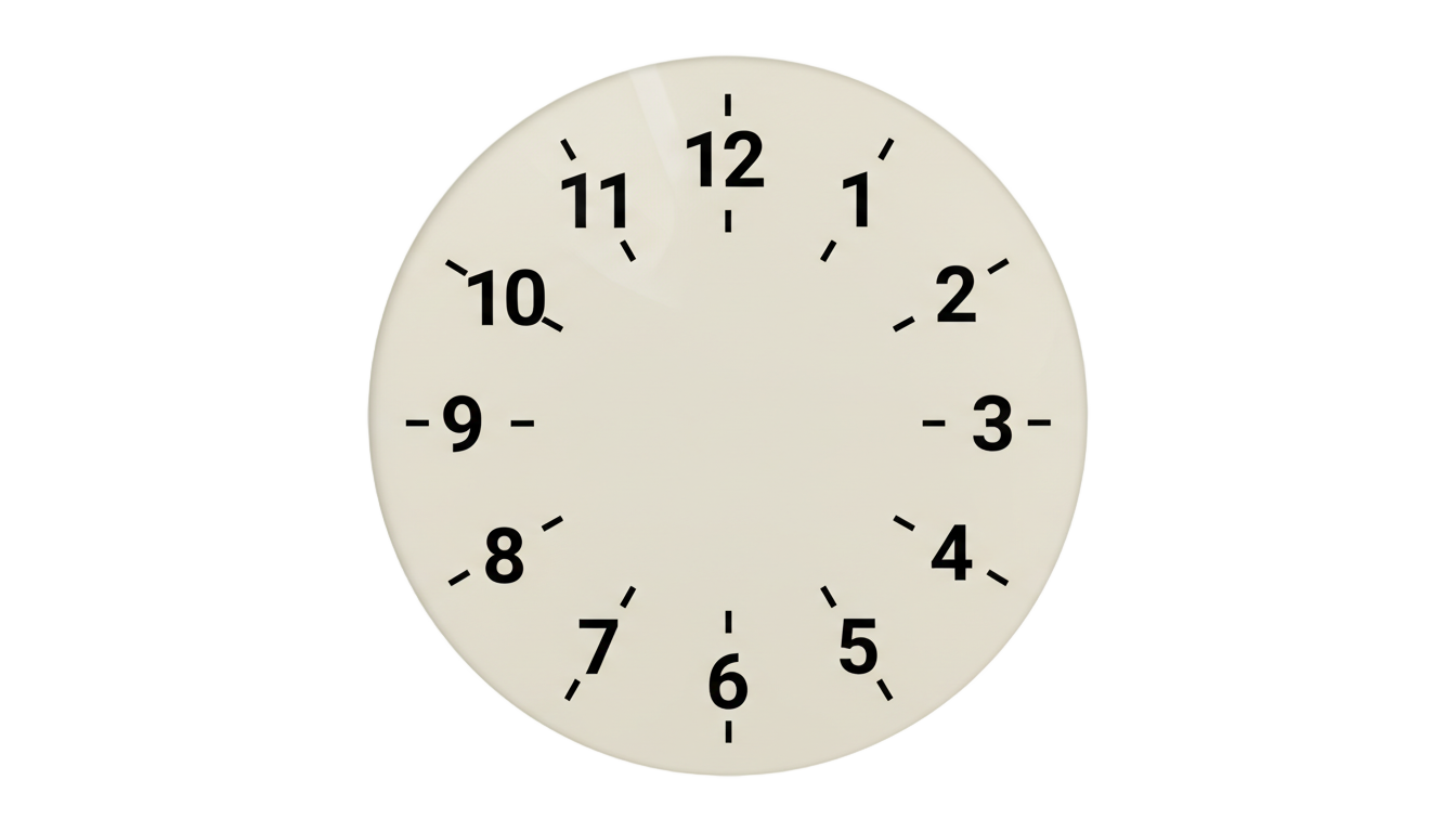 clock without hands png PNG transparent background
