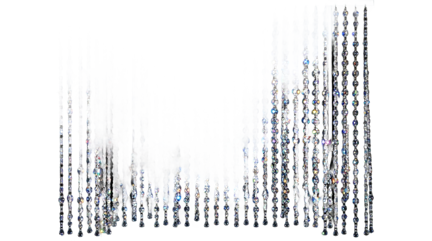 crystal curtain png PNG transparent background
