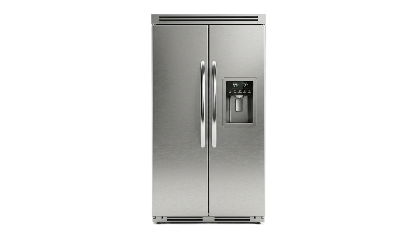 double door fridge png PNG transparent background