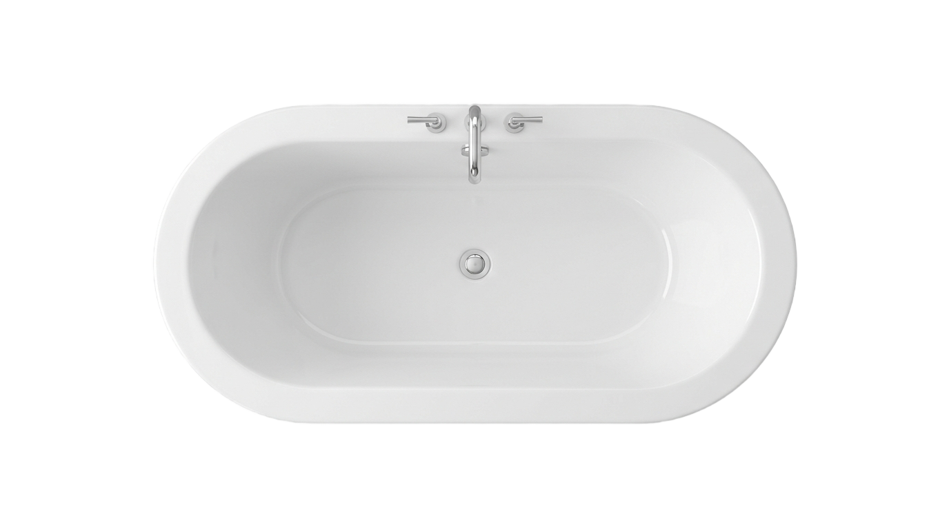 bathtub top view png PNG transparent background