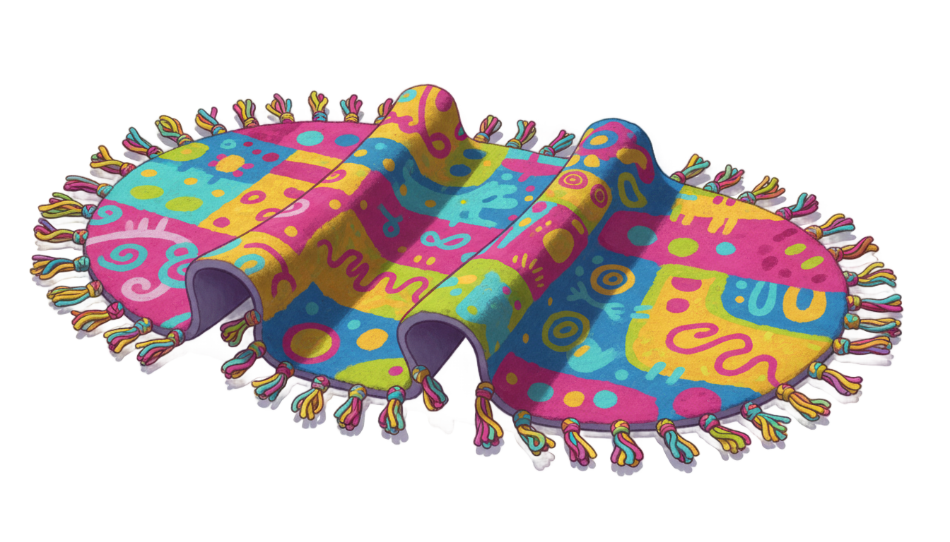 cartoon rug png PNG transparent background