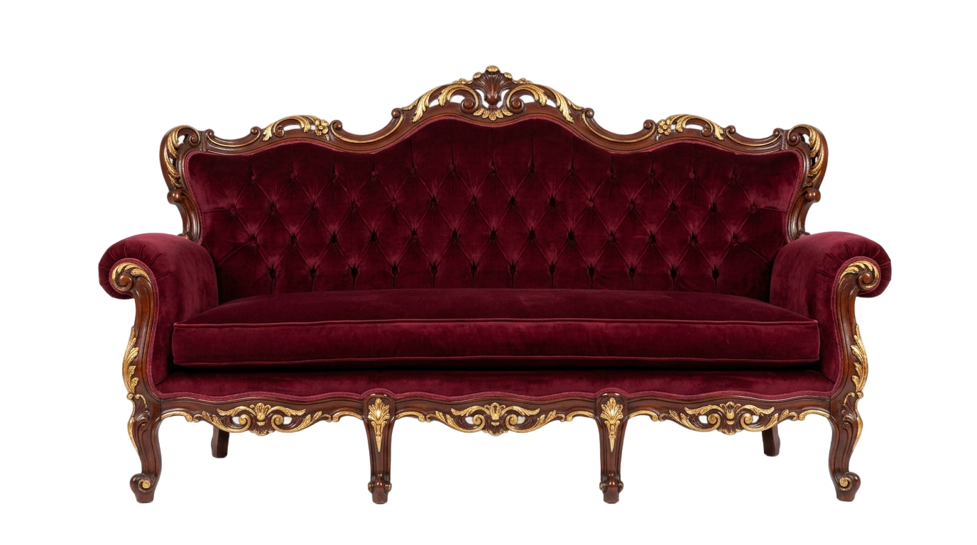royal sofa png PNG transparent background