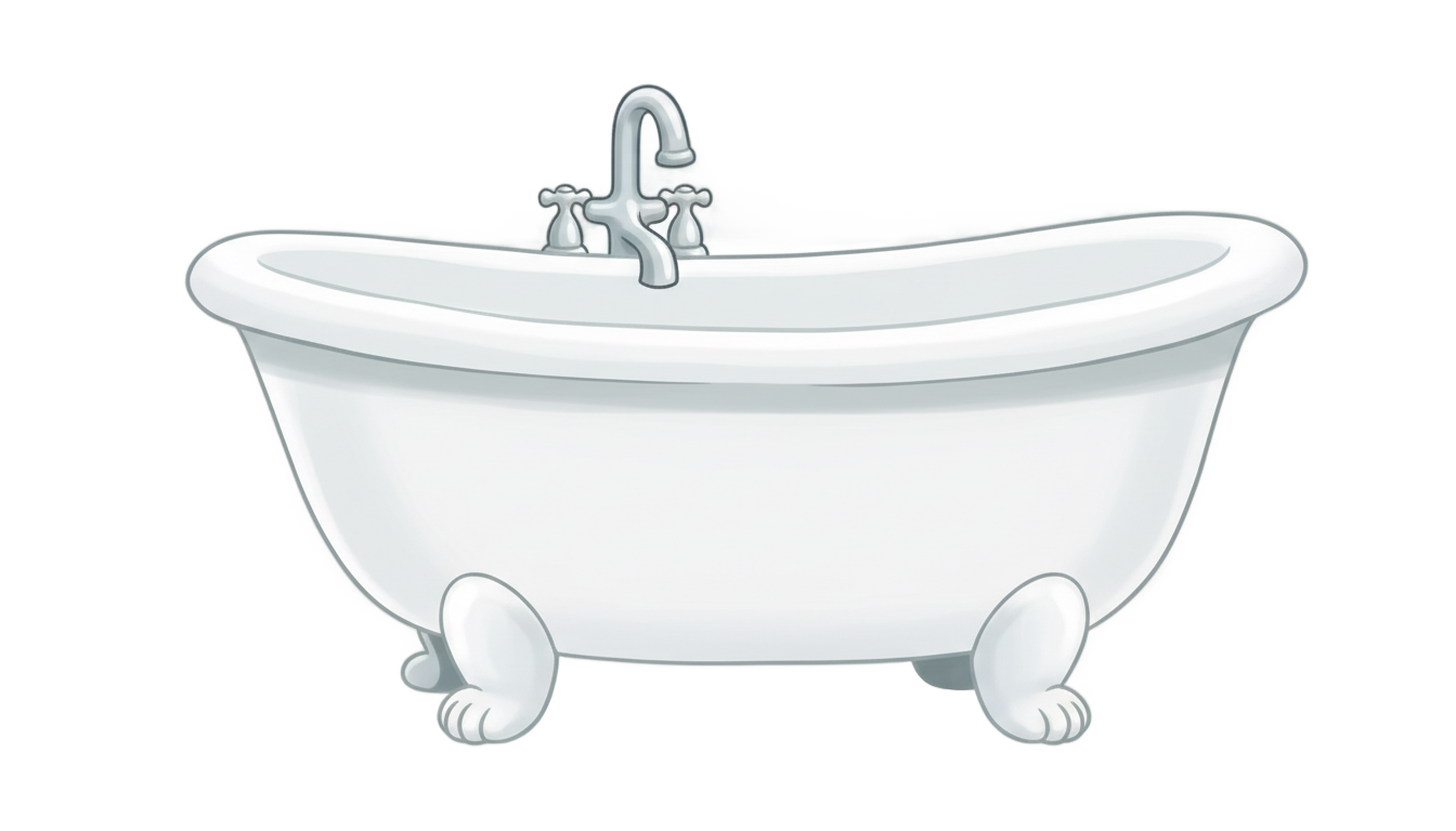 bathtub cartoon png PNG transparent background