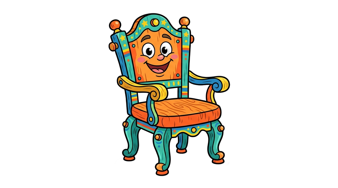 animated chair png PNG transparent background